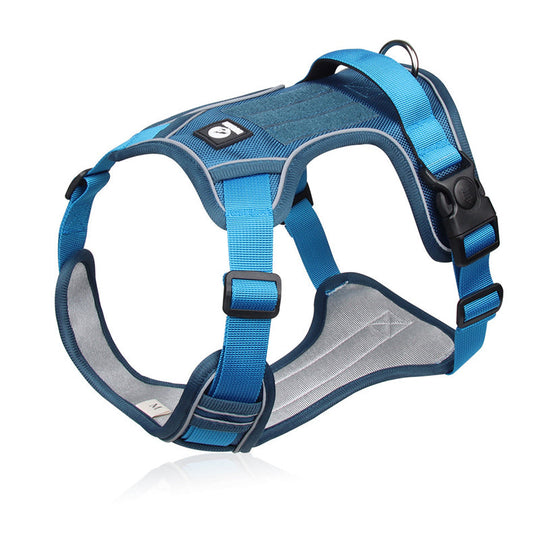 🐶 50% OFF NOW! 🛡️ No Pull Dog Harness with Leash & LED Collar – Secure & Comfortable ✨