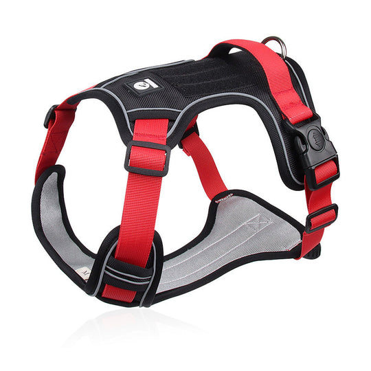 🐶 50% OFF NOW! 🛡️ No Pull Dog Harness with Leash & LED Collar – Secure & Comfortable ✨