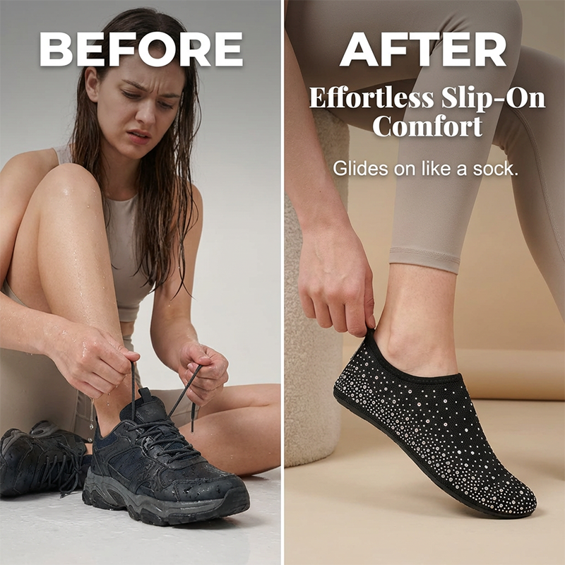 🏖️Summer Hot Sale 60% OFF!🌊💨 Quick-drying Swimming Shoes For Beachcombing 🐚👣