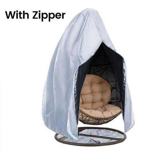 🪑Heavy‑Duty Waterproof Hanging Egg Chair Cover – UV resistant, durable Oxford cloth, easy zipper. Protects year‑round.