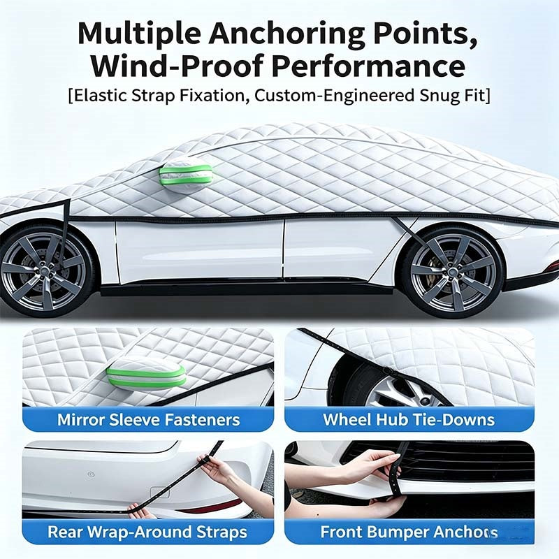 🎁2026 New Arrivals 50% OFF💥Car Windshield Snow Cover – All‑season, multi‑layer. Covers hood, glass & side windows. Strong straps, no slipping! 🚙💨