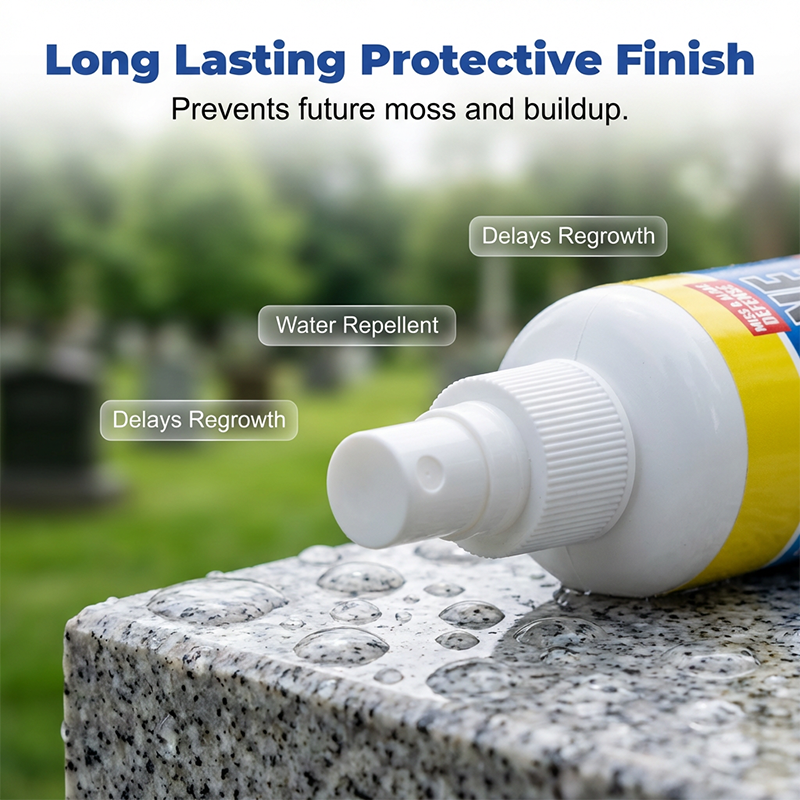⏰🎁Headstone Cleaning & Restoration Spray – Remove Stains Instantly
