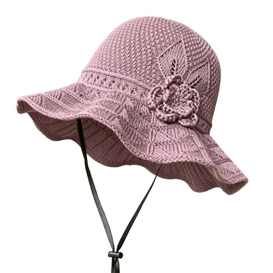 💐30% OFF ! Floral Crochet Bucket Hat – Light & Casual for Summer 🌸👒【Limited Offer】