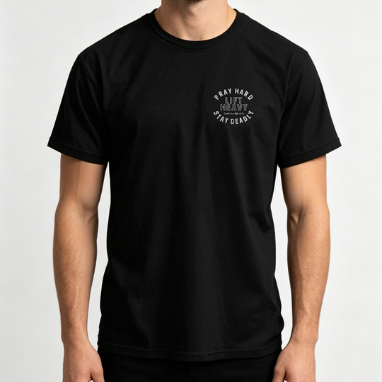Men's Athletic Fit Crew Neck Graphic T-Shirt