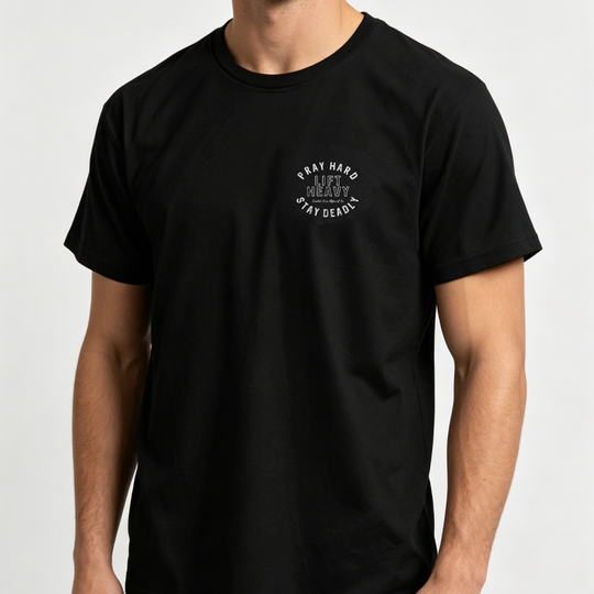 Men's Athletic Fit Crew Neck Graphic T-Shirt