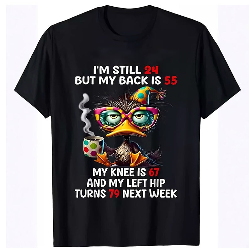 Men's Funny Duck Graphic T-Shirt