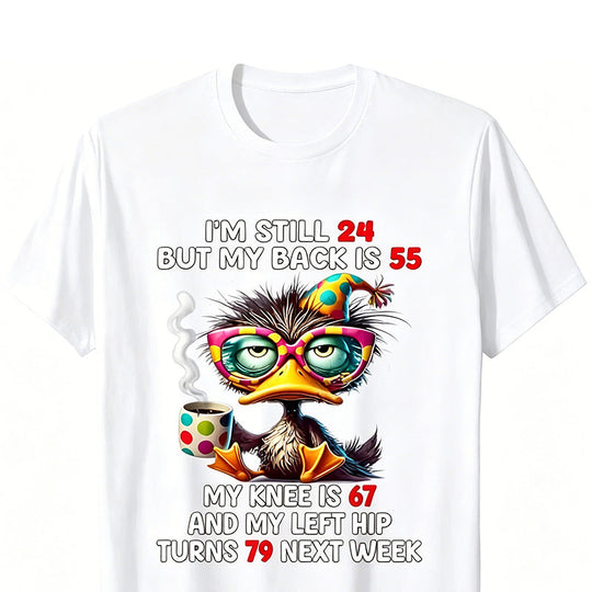 Men's Funny Duck Graphic T-Shirt