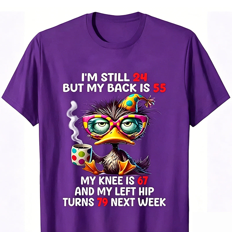 Men's Funny Duck Graphic T-Shirt