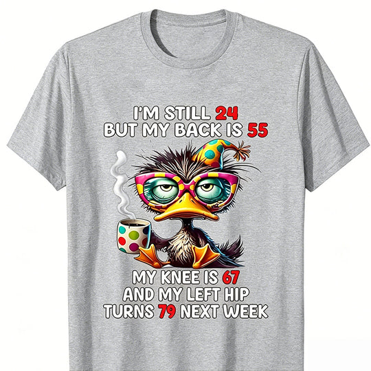 Men's Funny Duck Graphic T-Shirt