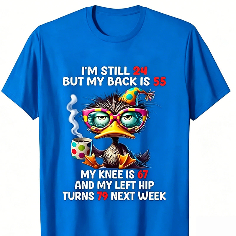 Men's Funny Duck Graphic T-Shirt