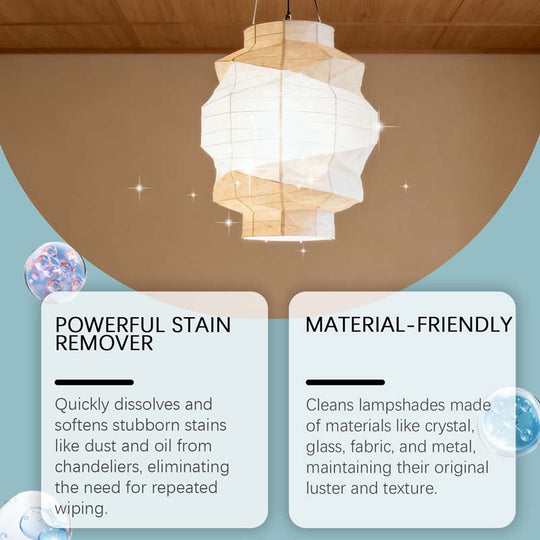 🥳2026 HOT SALE🥳💞50K+ SOLD!✨💦 30% OFF! Chandelier Cleaning Spray – Removes dust & stains from crystal/metal. No scrubbing, no residue. Protect your chandelier’s shine. A delicate job made easy! 💎🛡️
