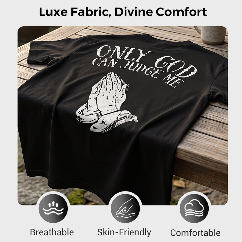 👕30% OFF!🙏Men's Praying Hands Graphic Tee – Cotton, Casual, Symbolic, Versatile ✨