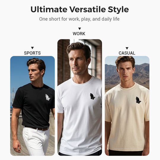 👕30% OFF!🙏Men's Praying Hands Graphic Tee – Cotton, Casual, Symbolic, Versatile ✨