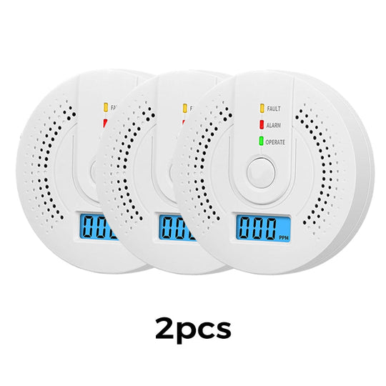 High-Sensitivity CO Alarm with LCD Screen