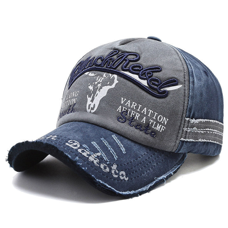 🧢 LIMITED-TIME 50% OFF! ✨ Unisex Baseball Cap – Retro Denim, Adjustable, Vintage, Curved Brim 🌞