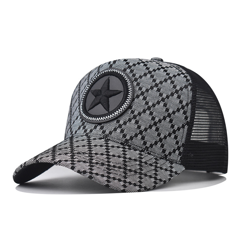 🧢 LIMITED-TIME 30% OFF! ⭐ Trucker Cap – Five-Pointed Star, Mesh Back, Adjustable, Cotton Blend ✨