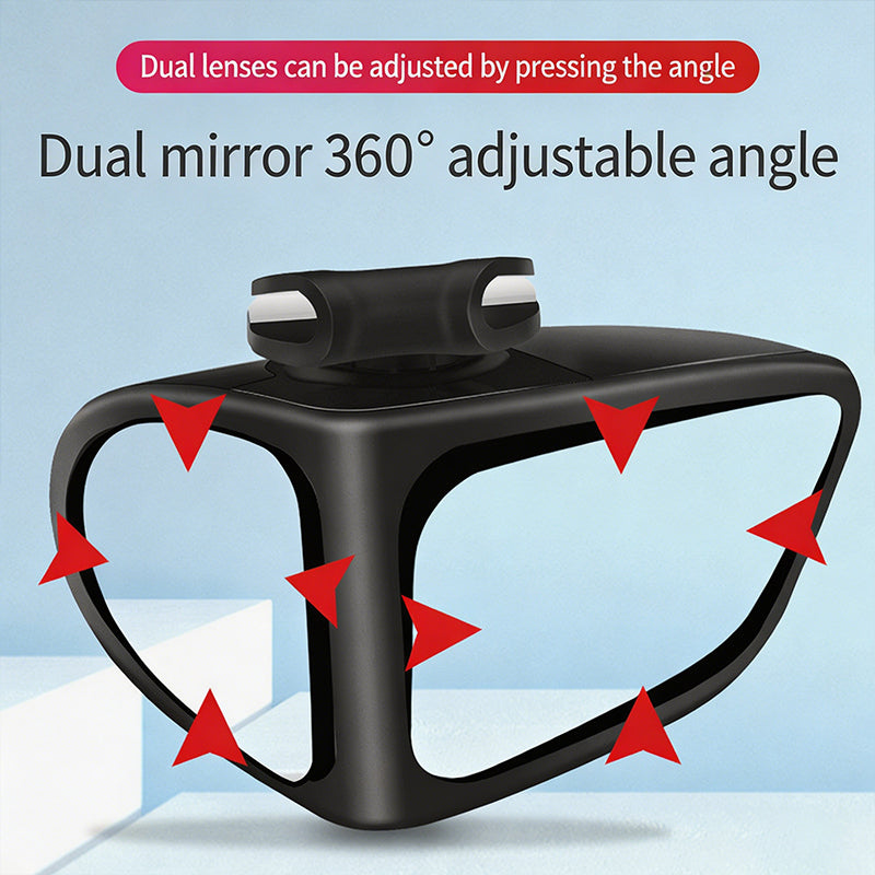 🔥2026 HOT SALE🥳💞50K+ SOLD!🔥⚡Dual-Lens 360°Adjustable Blind Spot Mirror