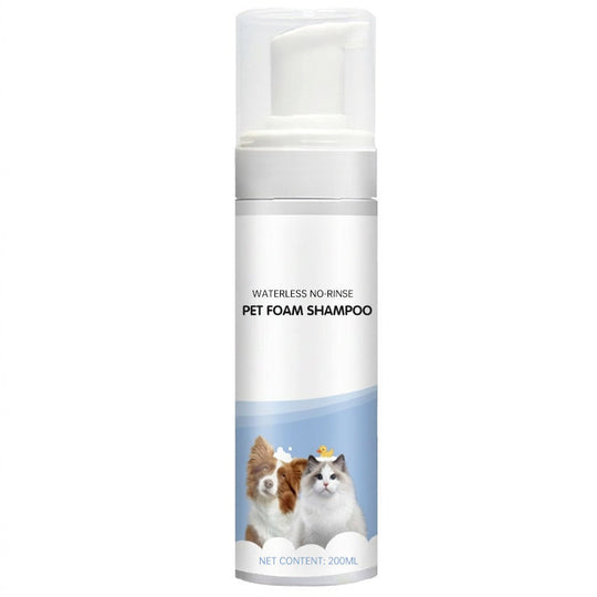 Waterless No-Rinse Pet Foam Shampoo