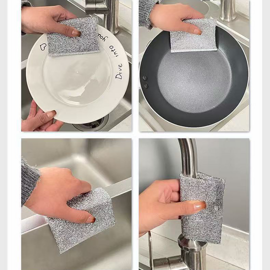 Chiffons de vaisselle multi-usages non abrasifs