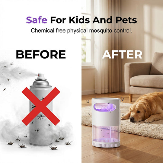 🔥2026 Hot Sale 🦟UV Mosquito Killer Lamp – quiet, USB, chemical-free. 50K+ sold! 🔇🌙
