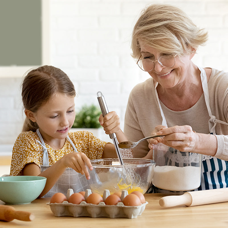Hand-Push Rotary Whisk