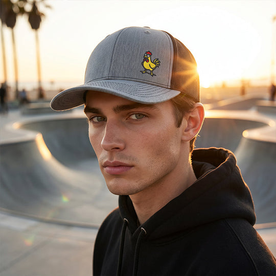 🥳SUMMER HOT SALE🥳💞50K+ SOLD!💥30% OFF! 🔥 Witty Chicken Embroidered Snapback Cap