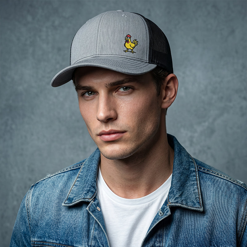 🥳SUMMER HOT SALE🥳💞50K+ SOLD!💥30% OFF! 🔥 Witty Chicken Embroidered Snapback Cap