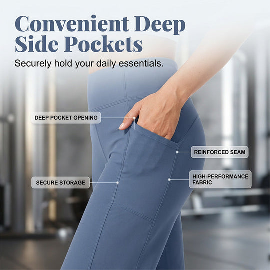 ⏰🔥LIMITED TIME 50% OFF! 💪 Elegant Tummy Control Yoga Pants – Slimming, Comfortable & Perfect for Yoga or Everyday Wear ✨🧘‍♀️