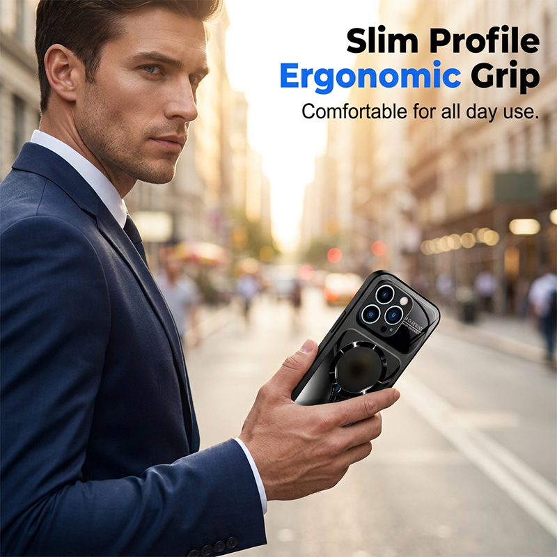 📱 LIMITED-TIME 30% OFF! ✨ Magnetic Tempered Glass Phone Case – Shockproof, MagSafe Compatible ✨