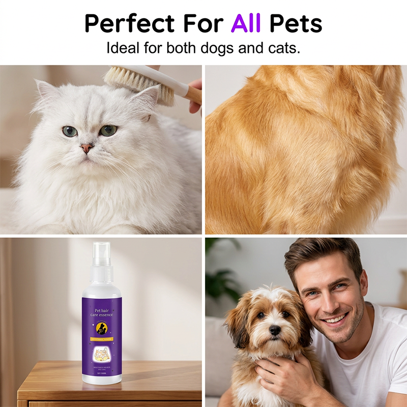 🥳2026 HOT SALE🥳💞50K+ SOLD!🐕💨 30% OFF! Pet Detangling Spray – Smooths knots instantly, plant-based & lick‑safe. Leave‑in, no rinse. Gentle lavender scent. ✨🐈
