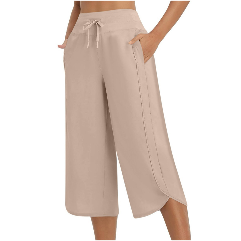 🥳SUMMER HOT SALE🥳💞50K+ SOLD!💥50% OFF! 🔥Women's Casual Wide-Leg Capri Trousers