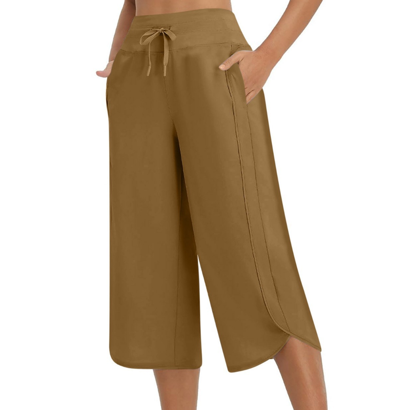 🥳SUMMER HOT SALE🥳💞50K+ SOLD!💥50% OFF! 🔥Women's Casual Wide-Leg Capri Trousers