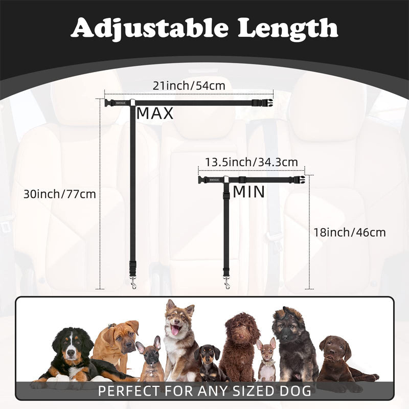 🏆 Last Day Special Price £9.99 ! 🔥Buy more save more🎁2-in-1 Dog Car Seat Belt & Walking Leash