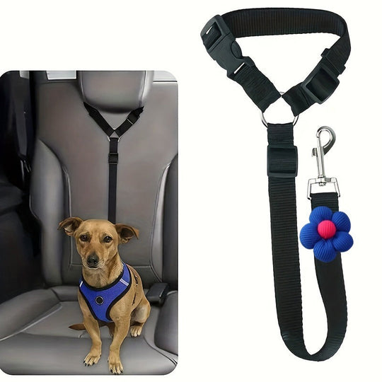🏆 Last Day Special Price £9.99 ! 🔥Buy more save more🎁2-in-1 Dog Car Seat Belt & Walking Leash