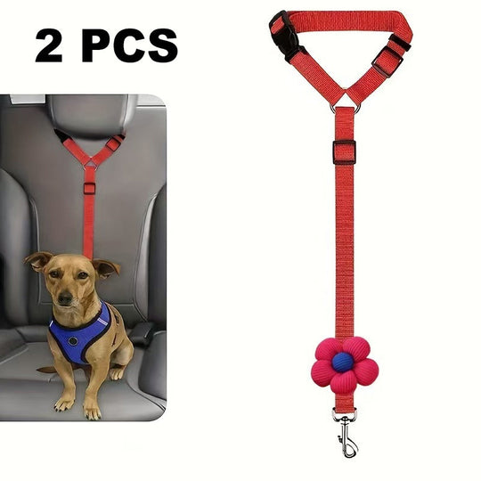 🏆 Last Day Special Price £9.99 ! 🔥Buy more save more🎁2-in-1 Dog Car Seat Belt & Walking Leash