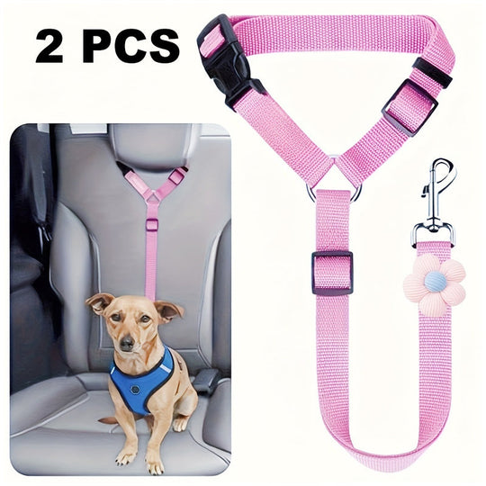 🏆 Last Day Special Price £9.99 ! 🔥Buy more save more🎁2-in-1 Dog Car Seat Belt & Walking Leash