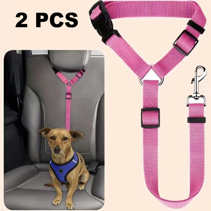 🏆 Last Day Special Price £9.99 ! 🔥Buy more save more🎁2-in-1 Dog Car Seat Belt & Walking Leash