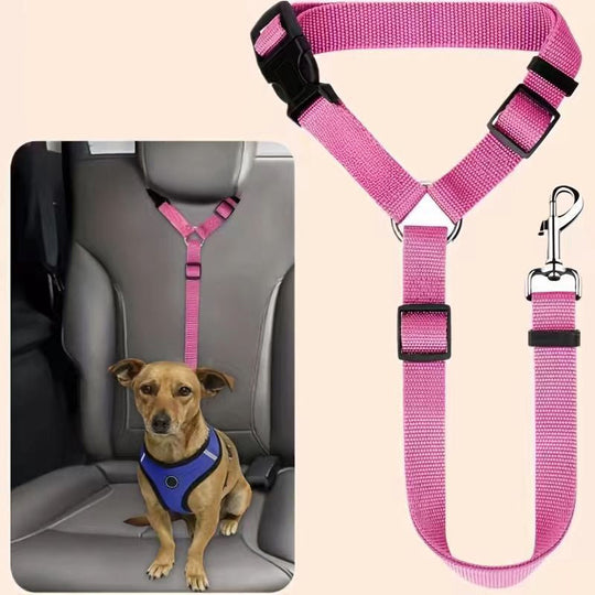 🏆 Last Day Special Price £9.99 ! 🔥Buy more save more🎁2-in-1 Dog Car Seat Belt & Walking Leash