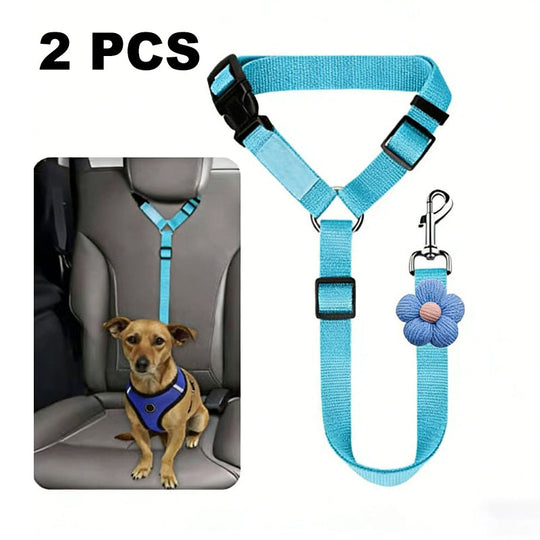 🏆 Last Day Special Price £9.99 ! 🔥Buy more save more🎁2-in-1 Dog Car Seat Belt & Walking Leash