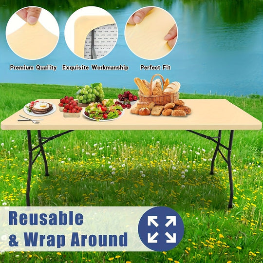 🎁2026 New Arrivals 50% OFF💥Fitted Spandex Table Cover for Rectangular & Square Tables