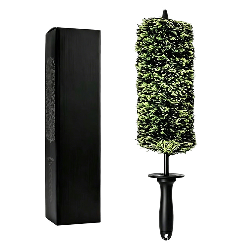 🔥2026 HOT SALE💥 50% OFF🧼Wheel Barrel Cleaning Brush – Deep Reach Microfiber for Rims, Calipers & Engine Bay – Scratch-Free Soft Bristles, Ergonomic Grip + Knuckle Guard – Includes Storage Box