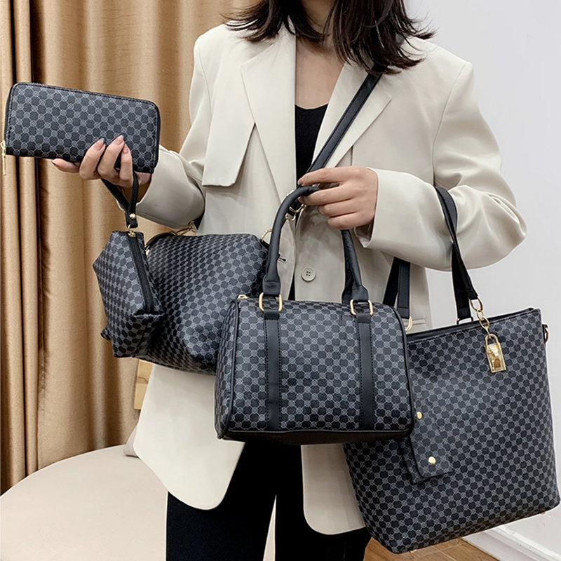 🔥50% OFF👜 6-Piece Bag Set | ✨ Premium PU Leather · Classic, Durable, and Easy to Clean🎒