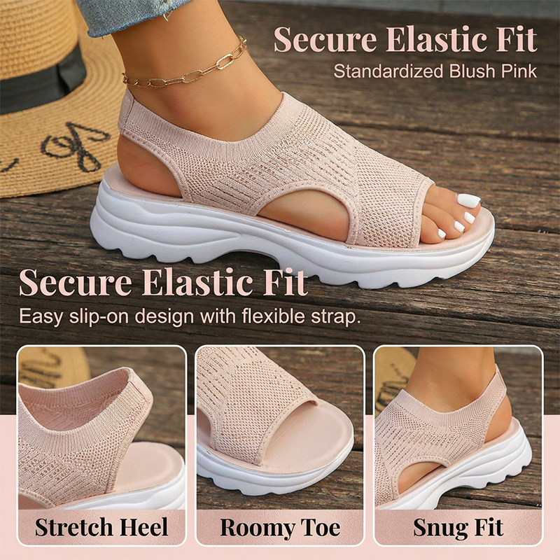 🥳2026 HOT SALE🥳Women's Breathable Mesh Platform Sandals