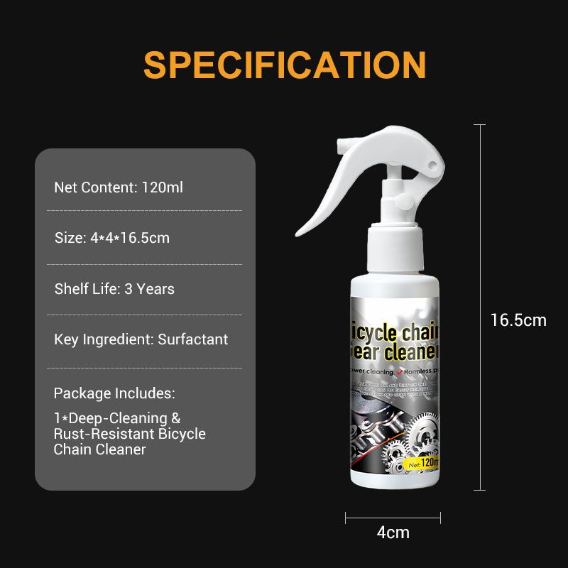 🔥LIMITED TIME 30% OFF! 🔥Deep-Cleaning & Rust-Resistant Bicycle Chain Cleaner