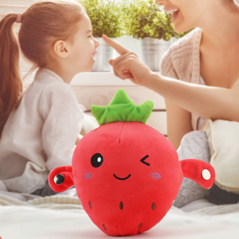 🎁nteractive Fruit Plush Toy | Musical Rhythm & Sensor Beat Doll for Early Years Development | Soft Sensory Companion