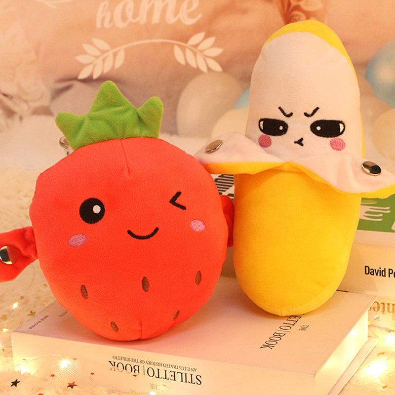 🎁nteractive Fruit Plush Toy | Musical Rhythm & Sensor Beat Doll for Early Years Development | Soft Sensory Companion