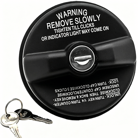 Durable Locking Gas Tank Cap with Keys