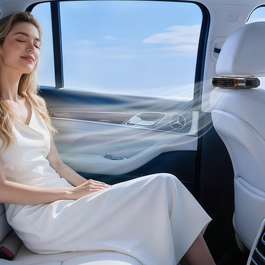 🔥LAST DAY SALE 49% OFF🏆BreezGo™ Car Seat Fan 🌬️ – 3-Speed Rechargeable Clip-On Fan with 3000mAh Battery 🔋 | USB-C Charging ⚡ for Cars 🚗, Golf Buggies 🛺 & Campervans 🏕️
