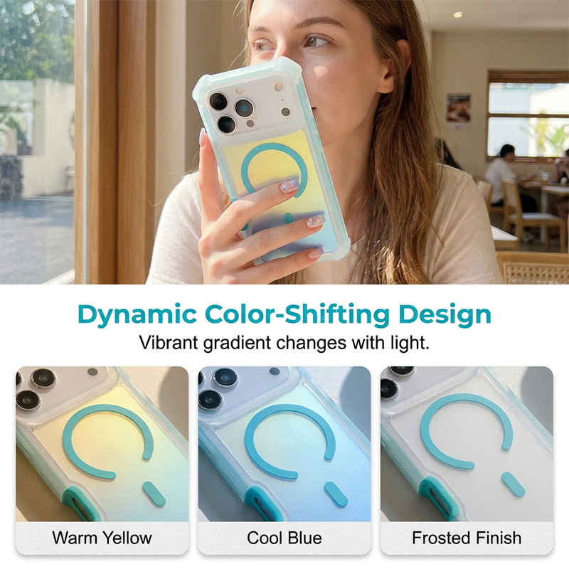 🔥Chameleon Color-Shifting Magnetic Phone Case📱