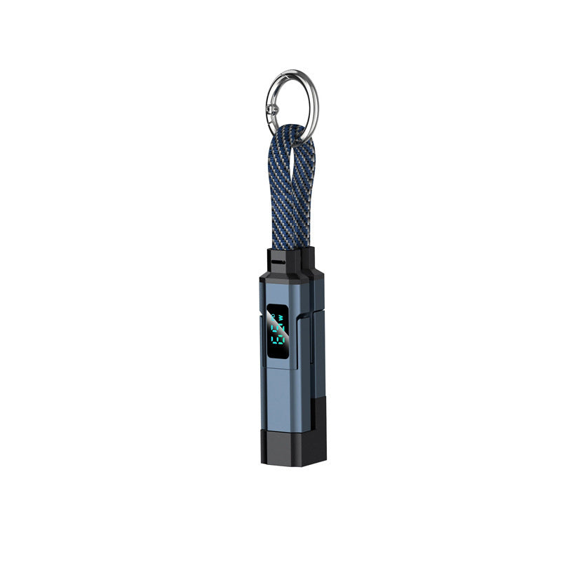 🔥HOT SALE 50% OFF🔥4-in-1 Digital Display Keychain Charging Cable
